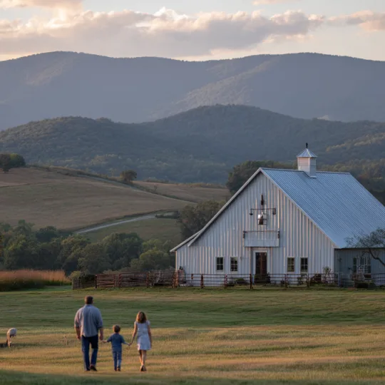 Living in a Pole Barn Home Rural Lifestyle Example